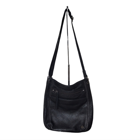 The Sak Bags The Sak Black Soft Pebbled Leather Crossbody Bag